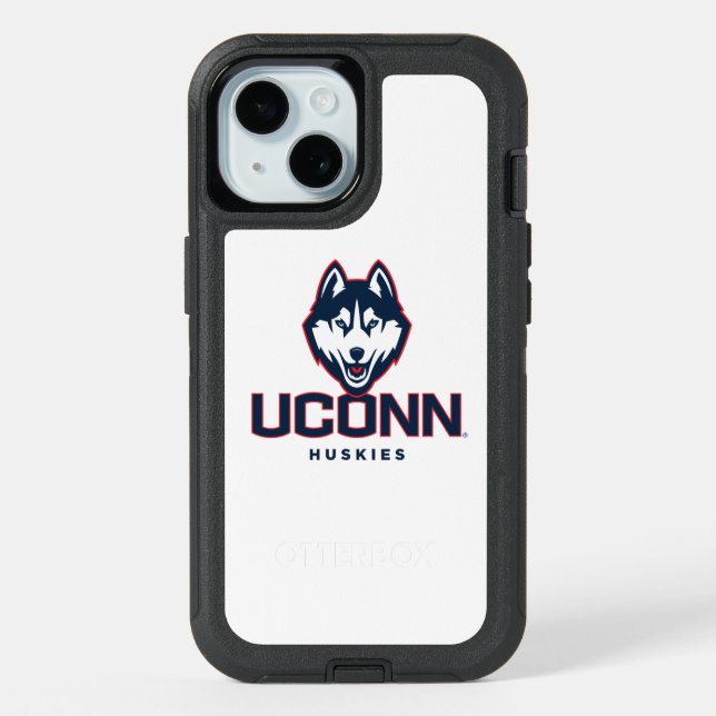 University of Connecticut Huskies iPhone 15 Case (Back)