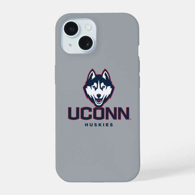 University of Connecticut Huskies iPhone 15 Case (Back)
