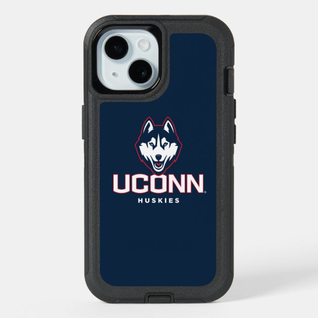 University of Connecticut Huskies iPhone 15 Case (Back)