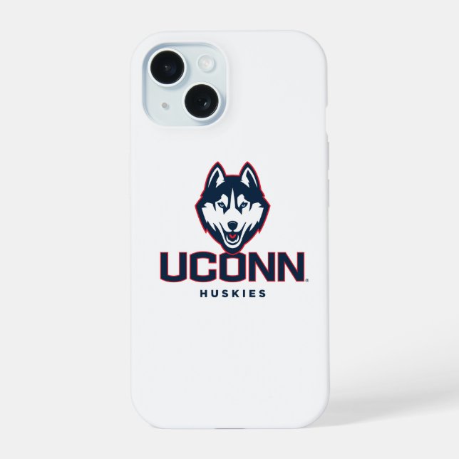 University of Connecticut Huskies iPhone 15 Case (Back)