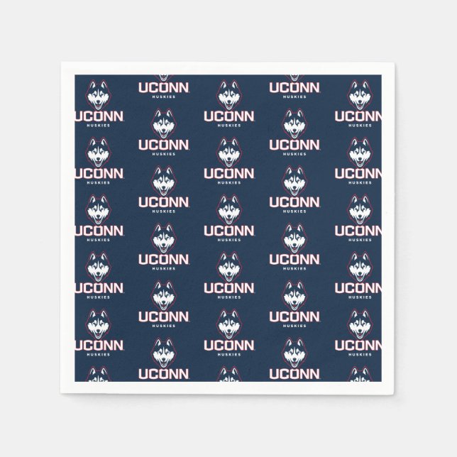 University of Connecticut Huskies Napkins (Front)