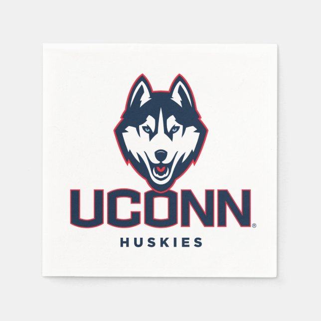 University of Connecticut Huskies Napkins (Front)