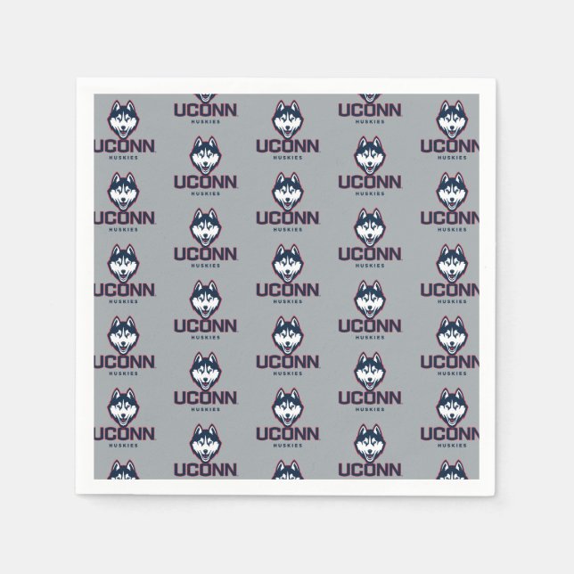 University of Connecticut Huskies Napkins (Front)