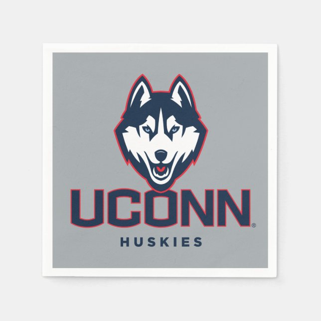 University of Connecticut Huskies Napkins (Front)