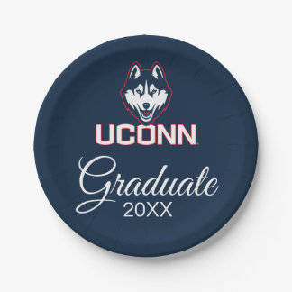 University of Connecticut Huskies Paper Plates