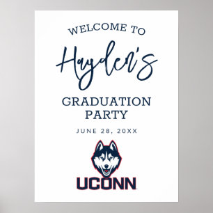 University of Connecticut   Huskies Poster