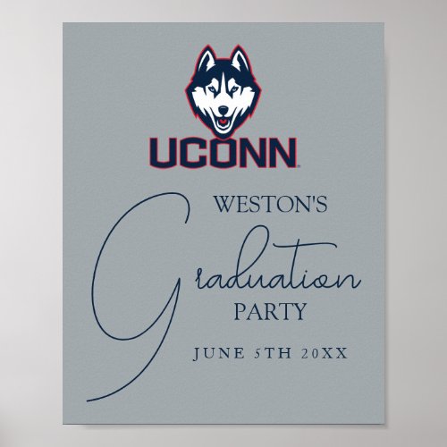 University of Connecticut  Huskies Poster