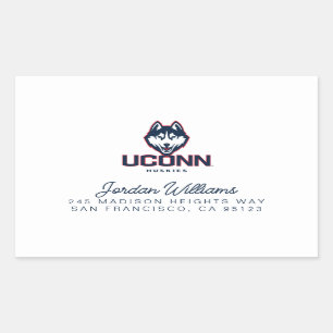 University of Connecticut Huskies Rectangular Sticker
