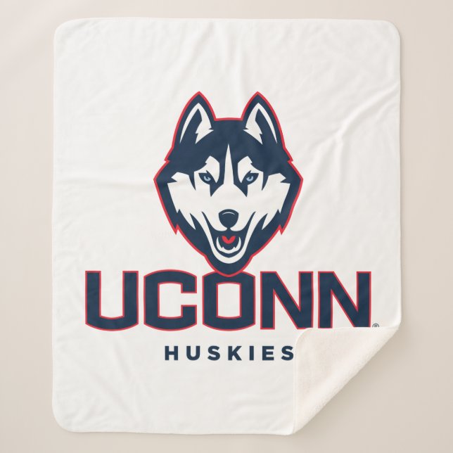 University of Connecticut Huskies Sherpa Blanket (Front)