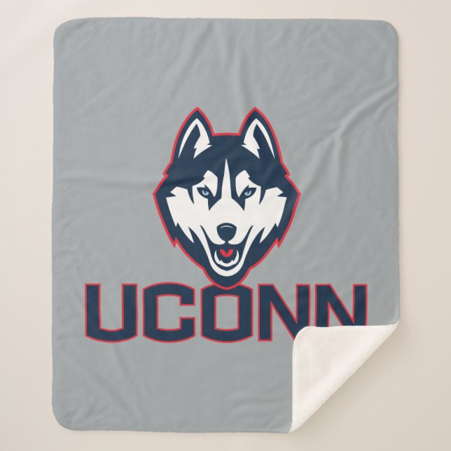 University of Connecticut | Huskies Sherpa Blanket (Front)