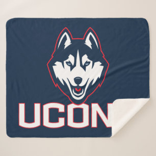 University of Connecticut Huskies Sherpa Blanket