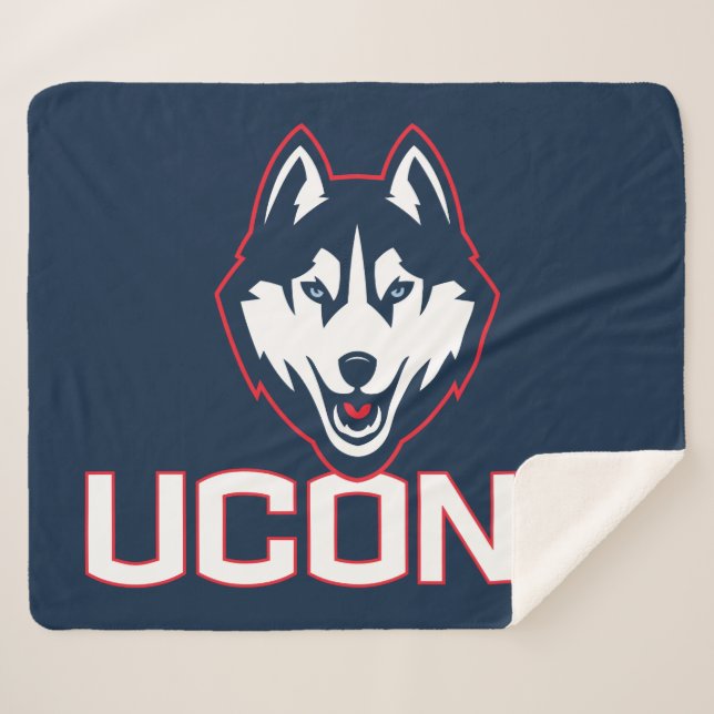 University of Connecticut | Huskies Sherpa Blanket (Front (Horizontal))
