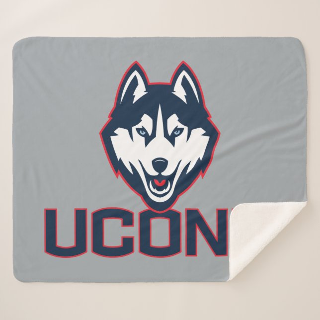 University of Connecticut | Huskies Sherpa Blanket (Front (Horizontal))