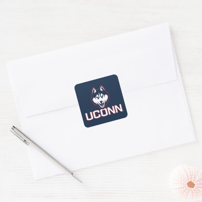 University of Connecticut | Huskies Square Sticker (Envelope)