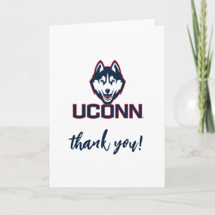 University of Connecticut   Huskies Thank You Card