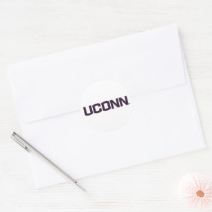University of Connecticut UCONN Classic Round Sticker