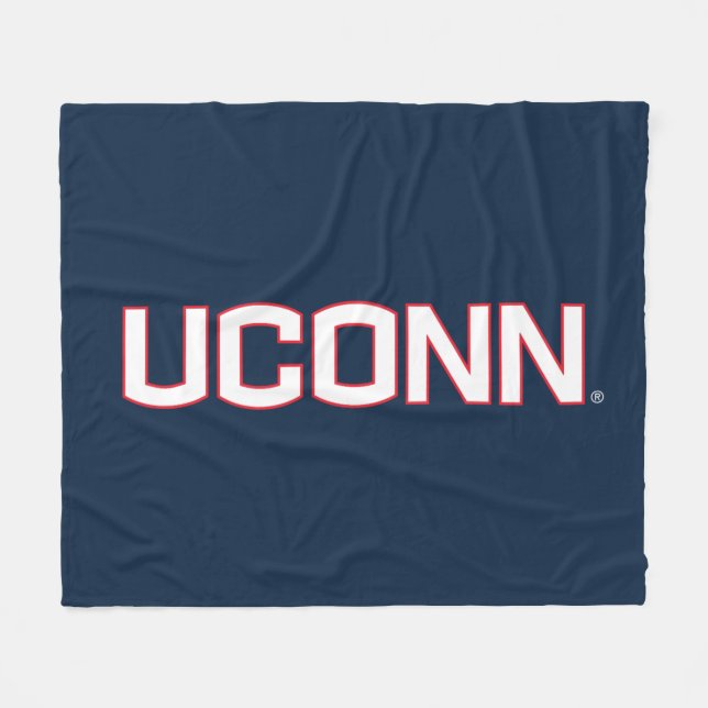 University of Connecticut | UCONN Fleece Blanket (Front (Horizontal))