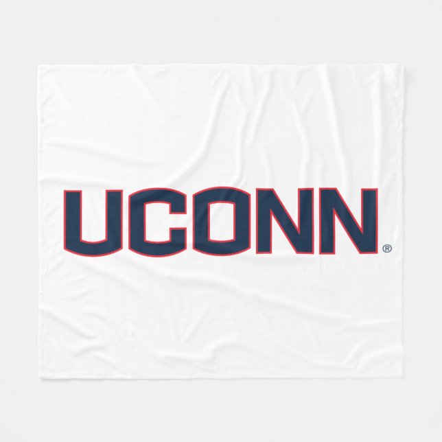 University of Connecticut | UCONN Fleece Blanket (Front (Horizontal))