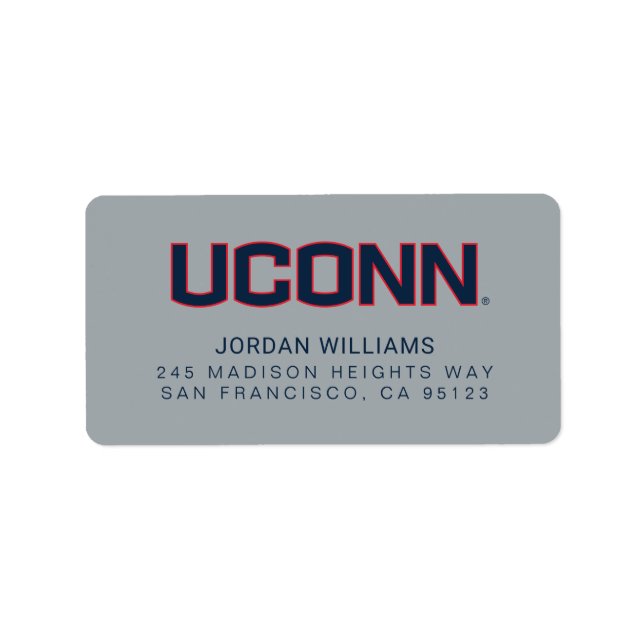 University of Connecticut | UCONN Label (Front)