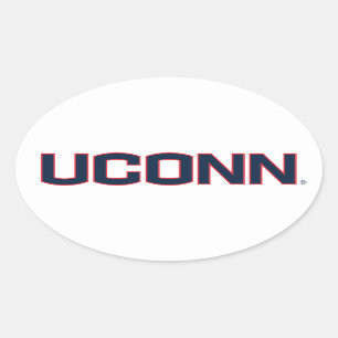 University of Connecticut   UCONN Oval Sticker