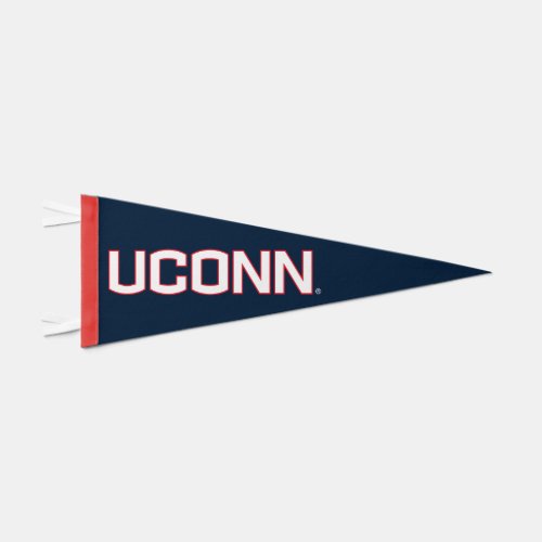 University of Connecticut  UCONN Pennant Flag