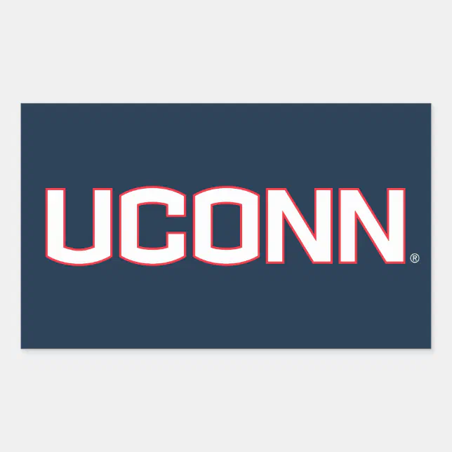 University of Connecticut | UCONN Rectangular Sticker | Zazzle