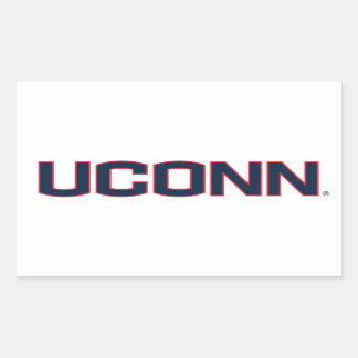 University of Connecticut | UCONN Rectangular Sticker