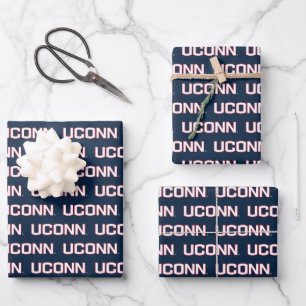 University of Connecticut   UCONN Wrapping Paper Sheets
