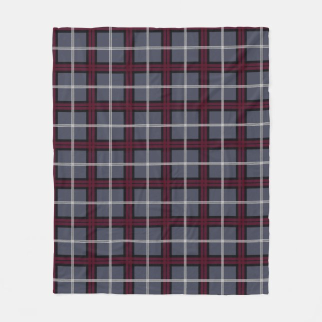 University of Edinburgh Tartan Fleece Blanket (Front)