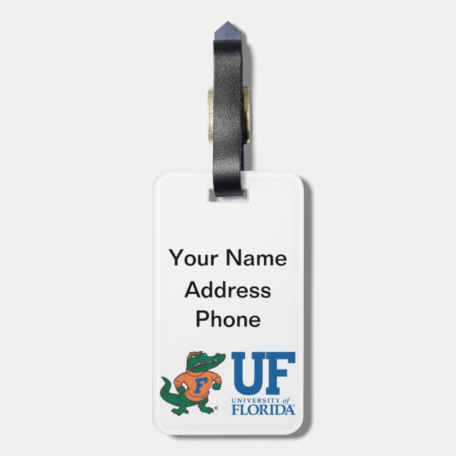 University of Florida Albert Luggage Tag (Back Vertical)