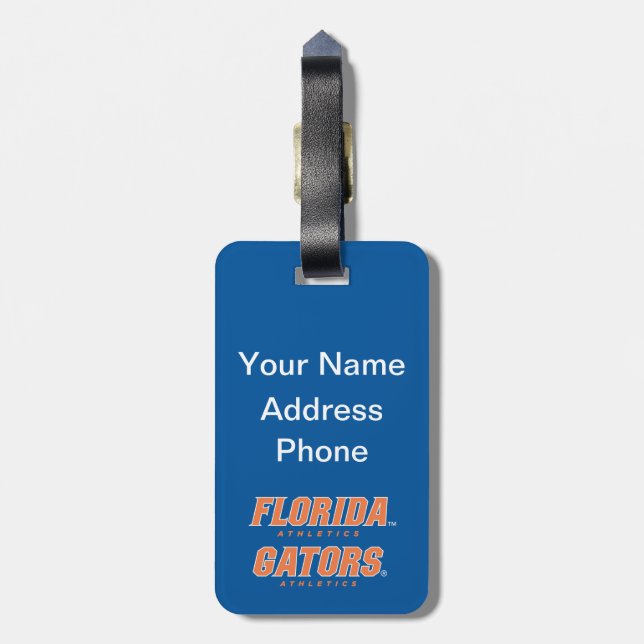 University of Florida Athletics Luggage Tag (Back Vertical)
