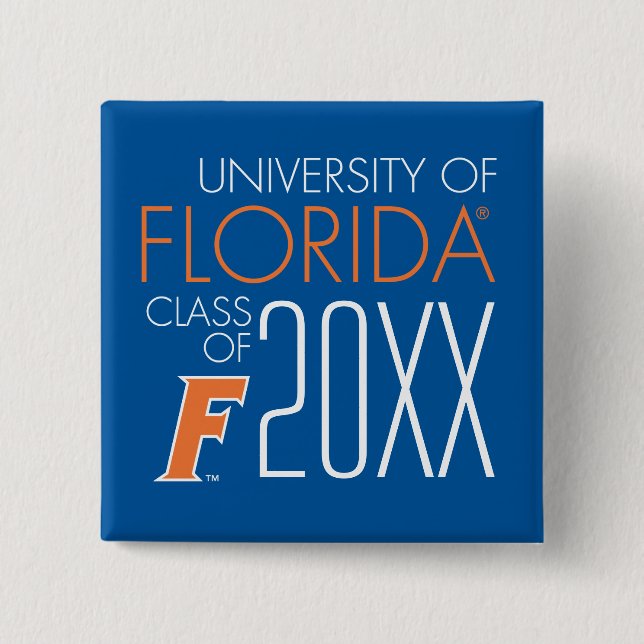 University of Florida Class Year Pinback Button (Front)