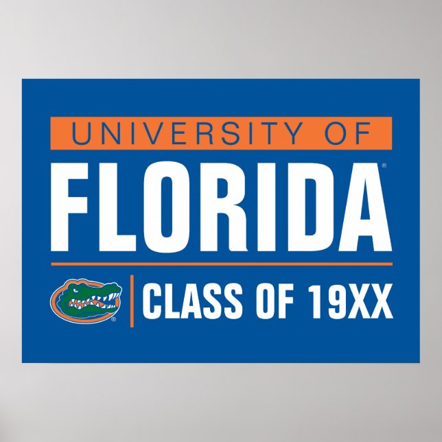 University of Florida Class Year Poster (Front)