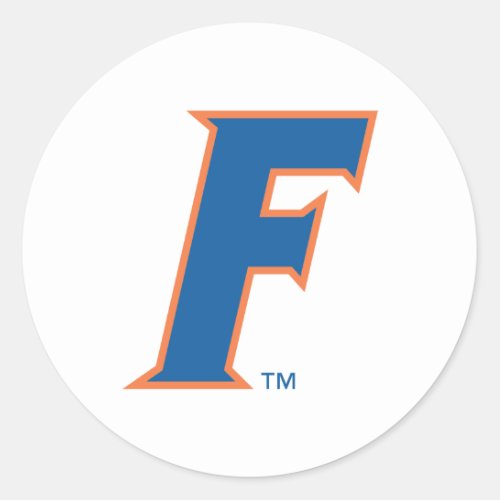 University of Florida F Classic Round Sticker