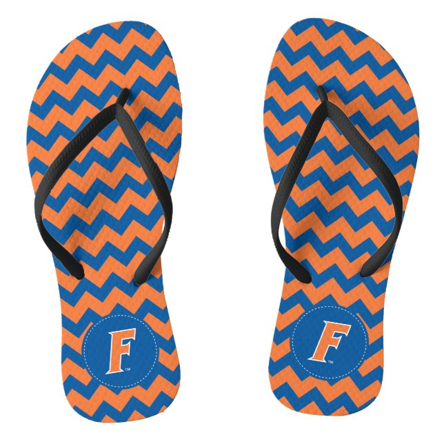 University of Florida F Flip Flops (Footbed)