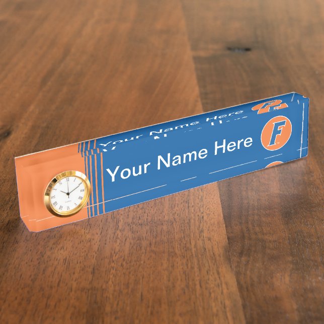 University of Florida F Name Plate (Side)