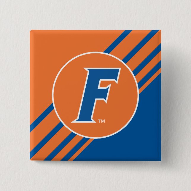 University of Florida F Pinback Button (Front)