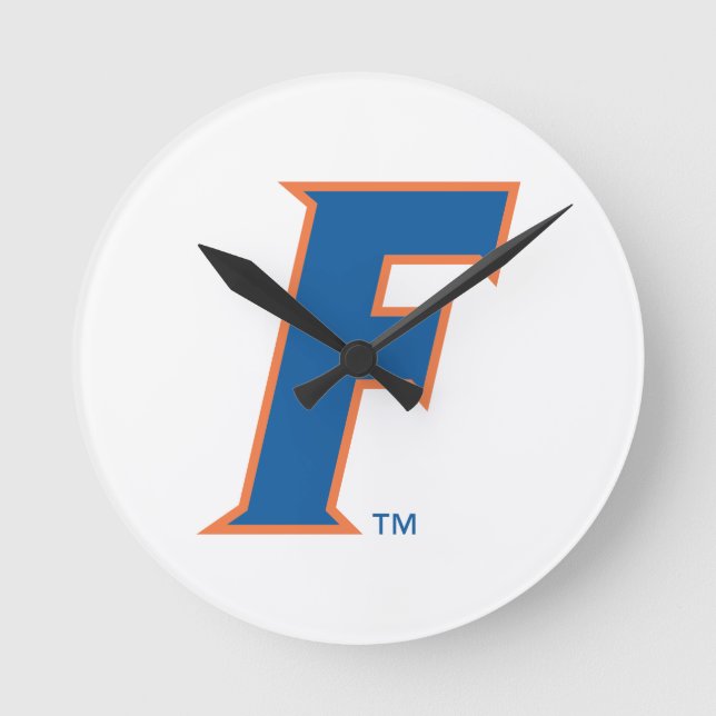 University of Florida F Round Clock (Front)