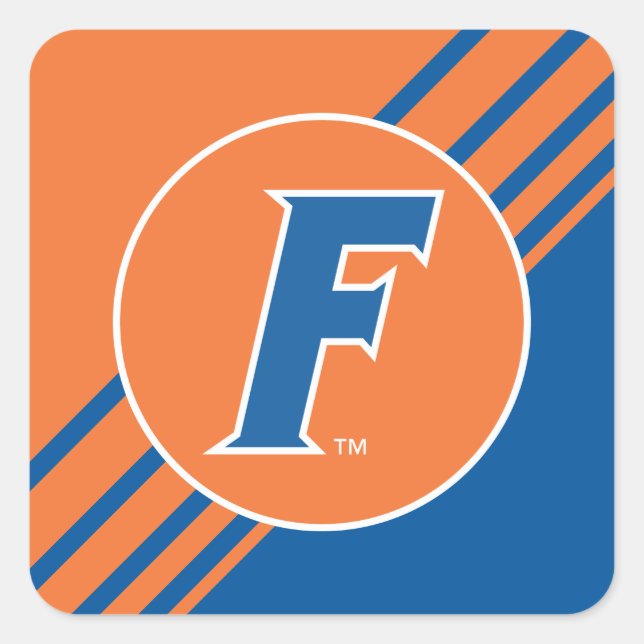 University of Florida F Square Sticker (Front)