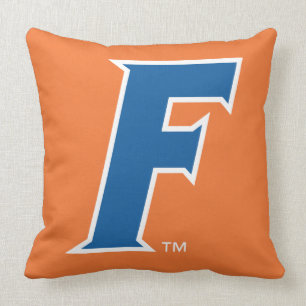 University of Florida F Throw Pillow