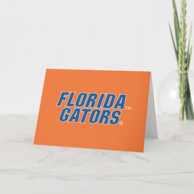 University of Florida Gators Card (Front)