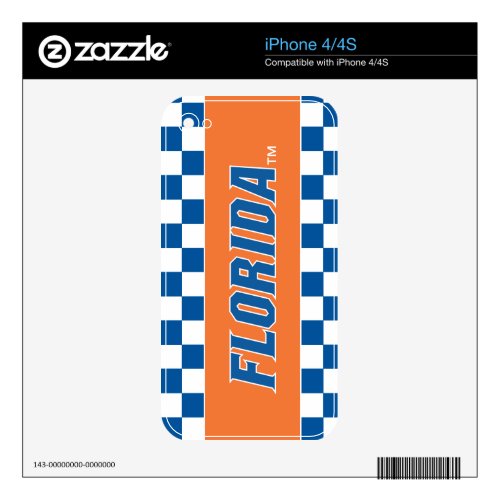 University of Florida Gators Decal For The iPhone 4