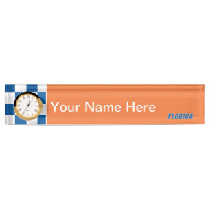 University of Florida Gators Desk Name Plate