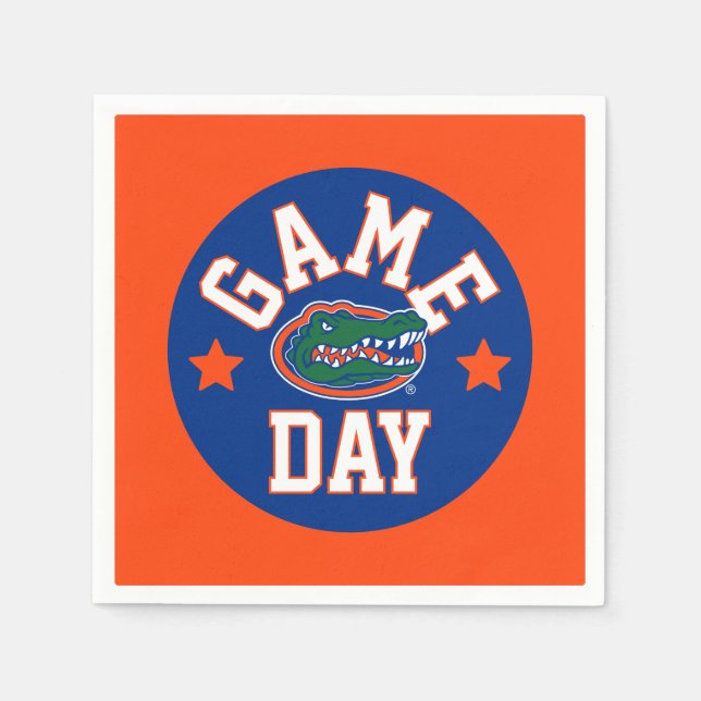 University of Florida Gators Game Day Napkins (Front)