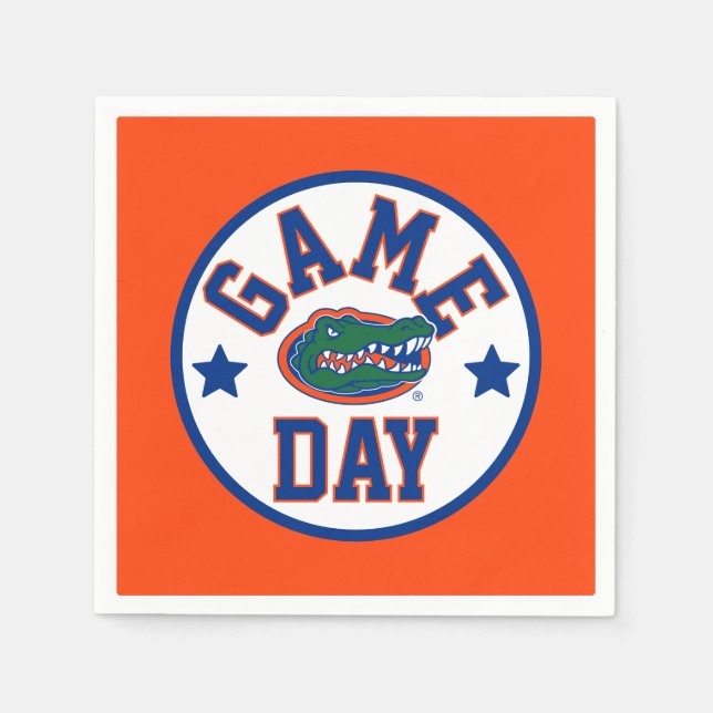 University of Florida Gators Game Day Napkins (Front)
