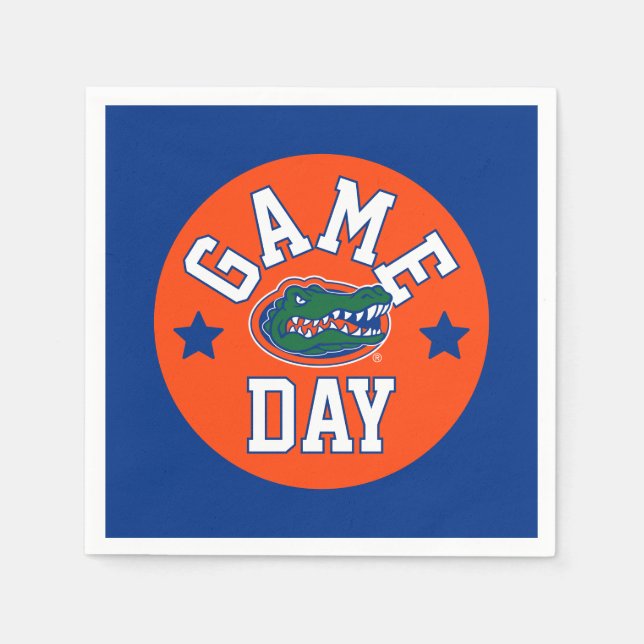 University of Florida Gators Game Day Napkins (Front)