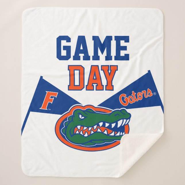 University of Florida Gators Game Day Sherpa Blanket (Front)