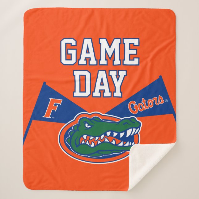 University of Florida Gators Game Day Sherpa Blanket (Front)
