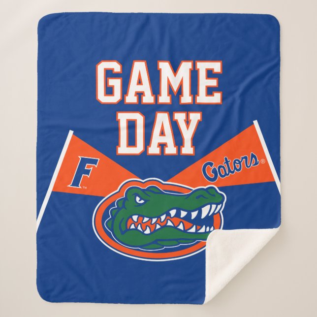 University of Florida Gators Game Day Sherpa Blanket (Front)