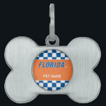 University of Florida Gators Pet Tag<br><div class="desc">Zazzle offers the most exciting and unique gear for the ultimate Florida Gator fan! All of our products are officially licensed and customizable, which makes them perfect for students, alumni, family, fans, and faculty. Whether you are gearing up for tailgating, hosting a party for a Florida fan, or decorating your...</div>